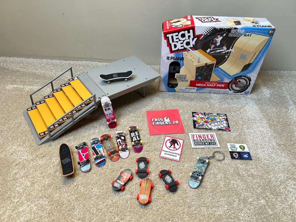 Fingerboard Set - Tech Deck - Mega Half Pipe, Ophalen of Verzenden, Nieuw