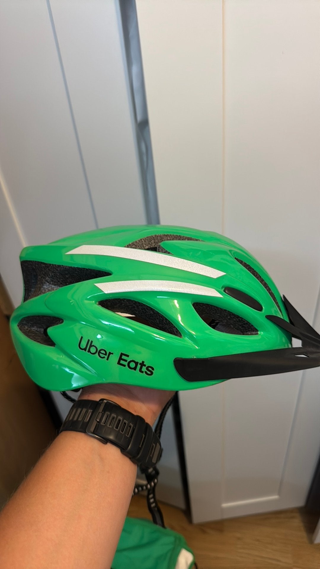 Uber eats helm met lampjes, Ophalen, Nieuw