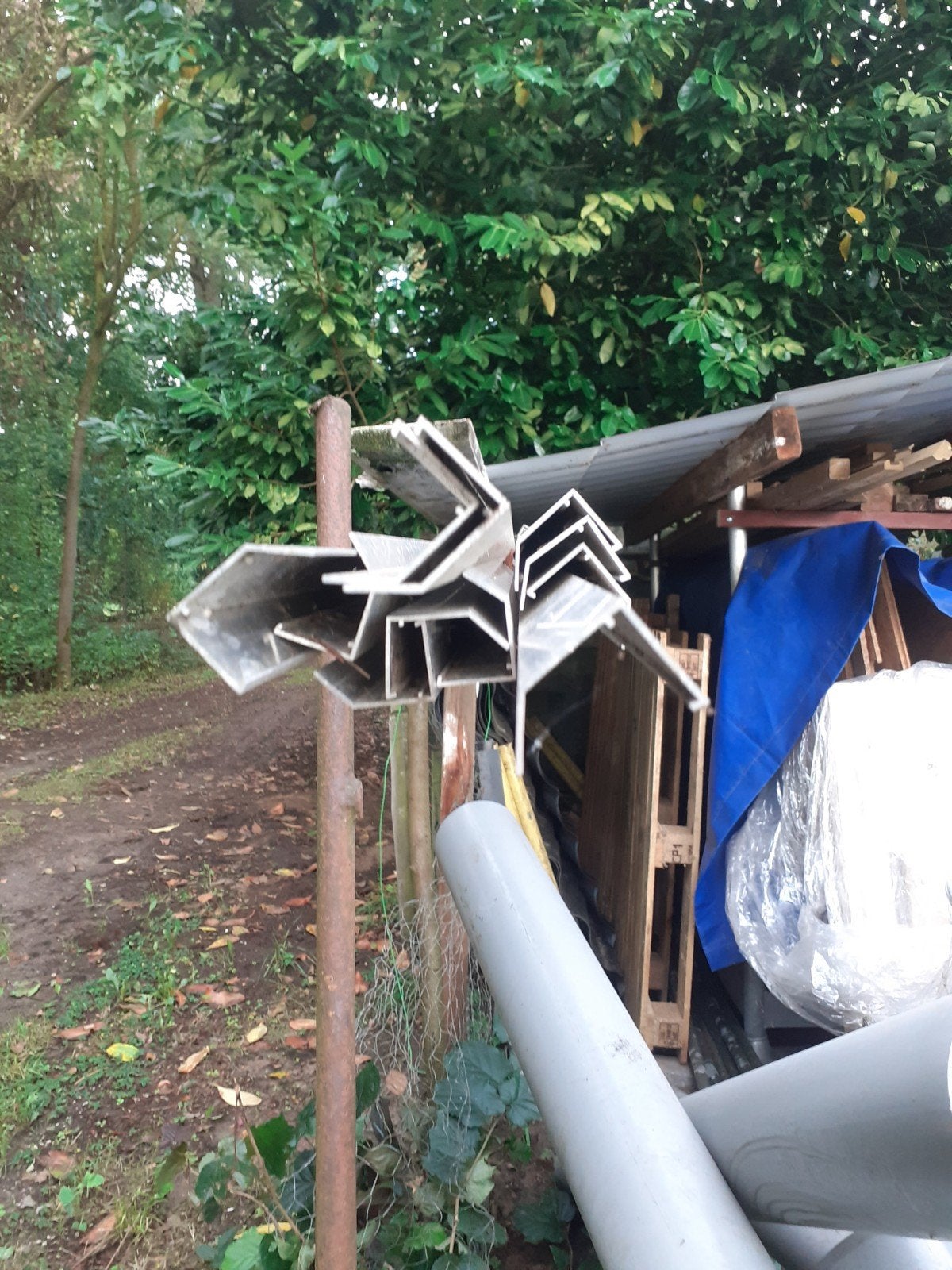 Daktrim buitenhoek, Ophalen