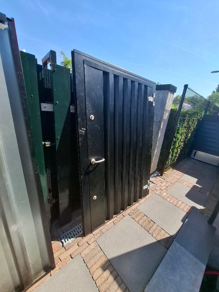 Demontabele container 1,5 x 2,2 meter, Ophalen, Gebruikt, Metaal, Containerberging