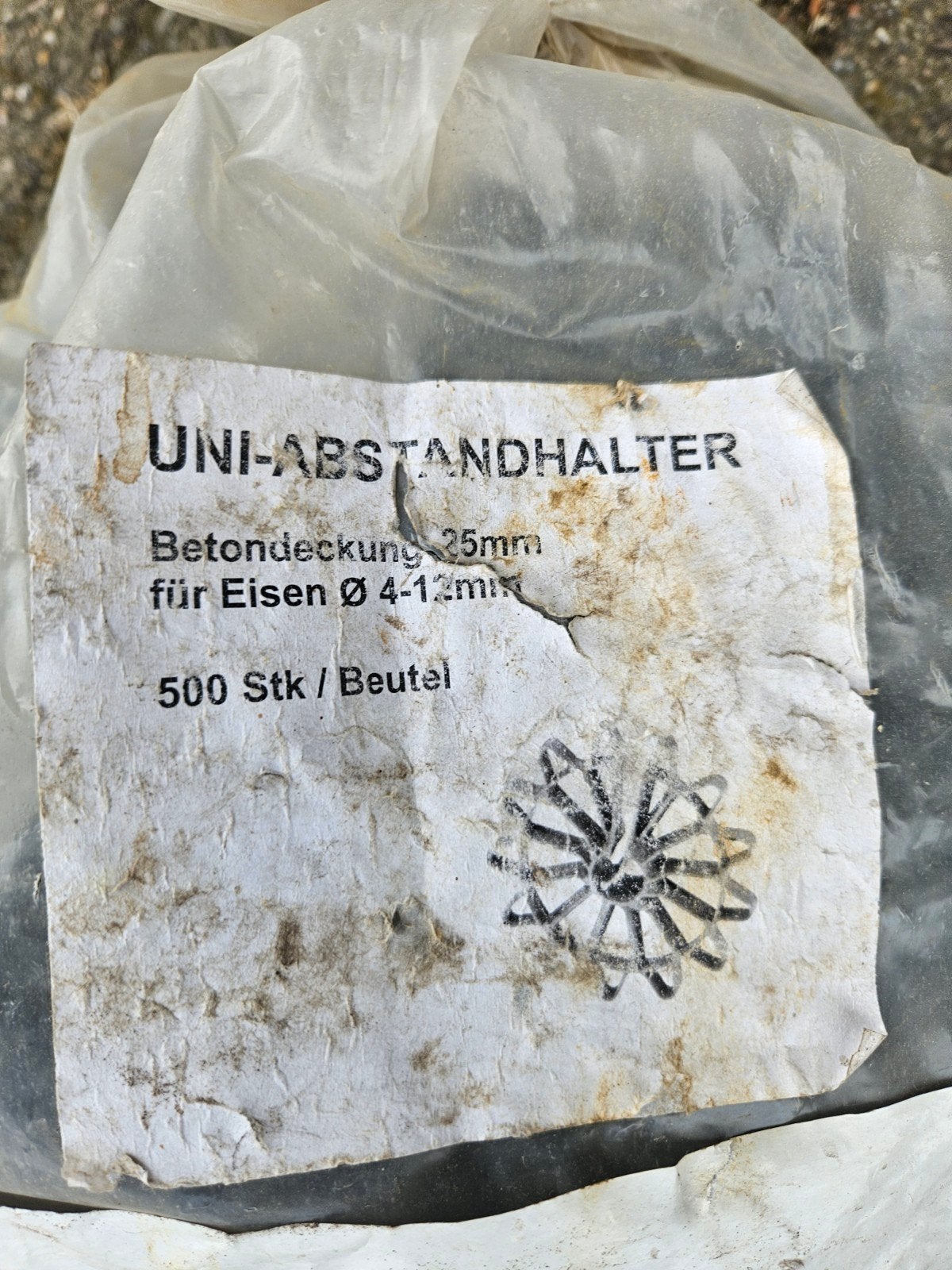 UNI-afstandhouders voor beton, Doe-het-zelf en Verbouw, Ophalen, Nieuw
