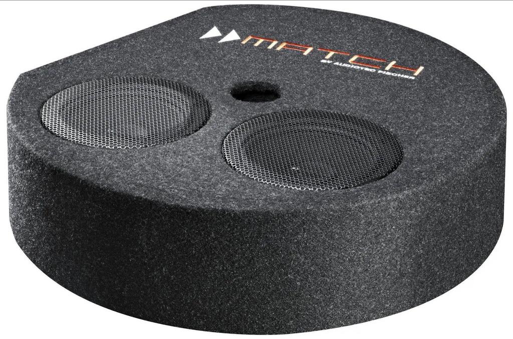 Match reservewiel subwoofer - Krachtige bas voor in de auto, Auto diversen, Ophalen, Zo goed als nieuw