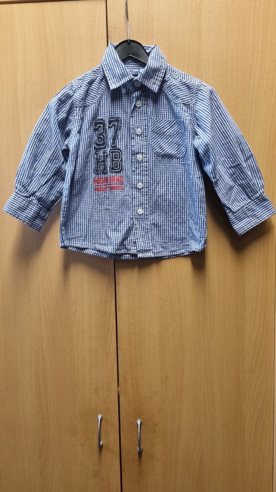 Stoere jongensblouse Scamps & Boys maat 92, Gebruikt, Overhemd of Blouse, Jongen, Scamps & Boys