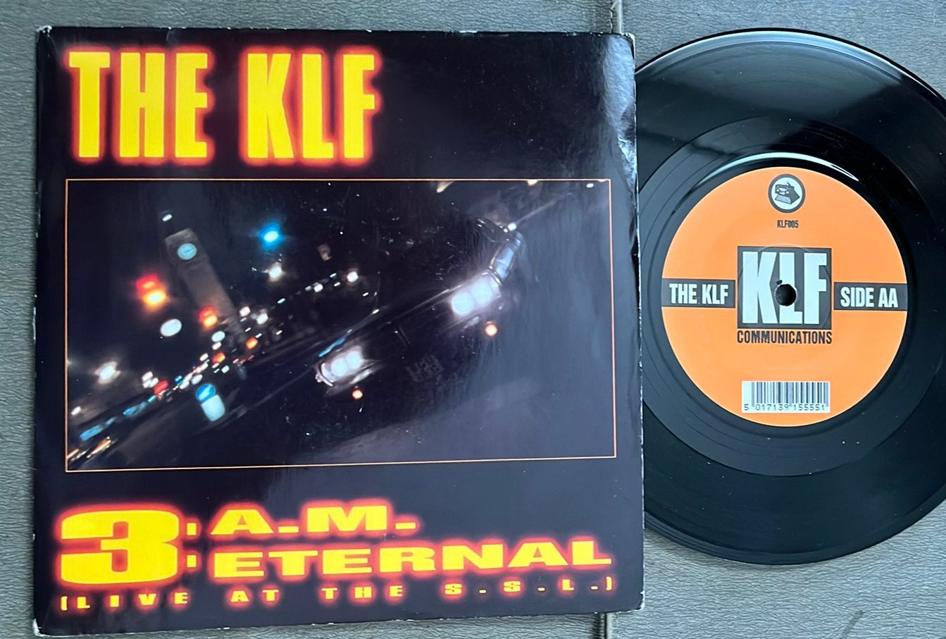 The KLF - 3 A.M. Eternal 7” UK, Cd's en Dvd's, Gebruikt, 7 inch, Ophalen of Verzenden, Dance en House