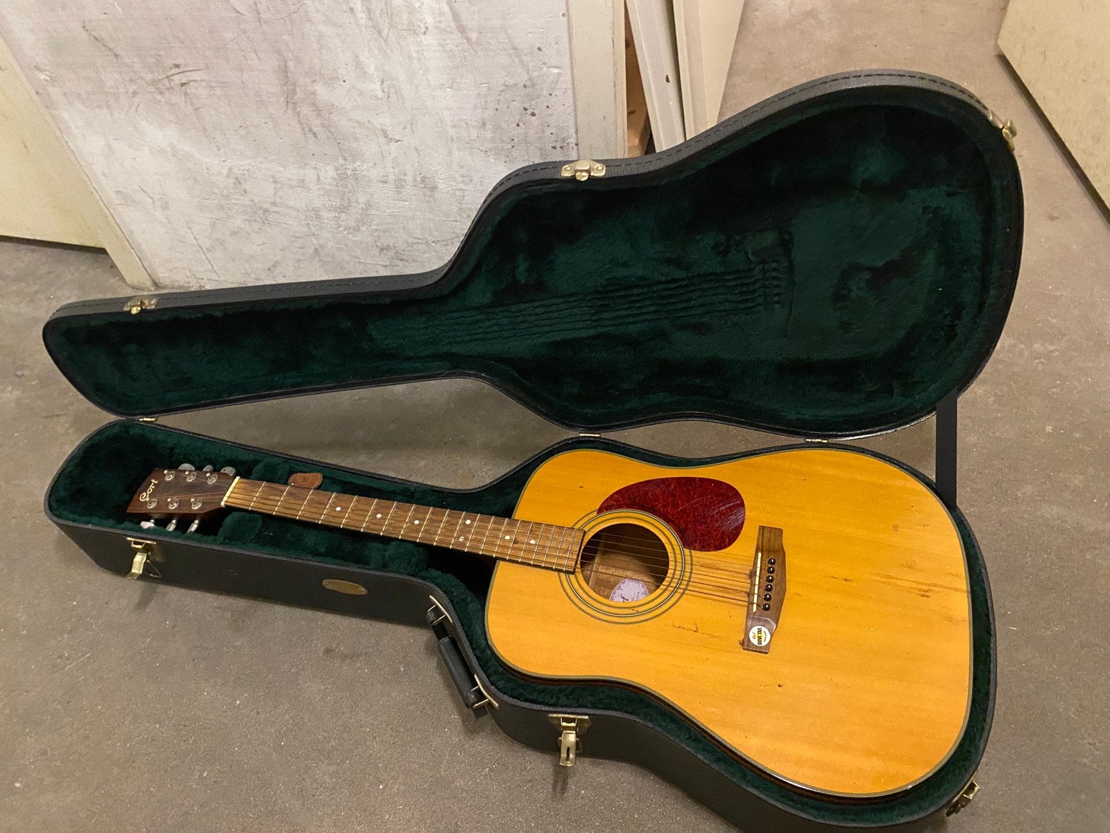 Cort AD-850 NS Westerngitaar + TKL Hardcase & Accessoires, Ophalen, Zo goed als nieuw, Western- of Steelstringgitaar