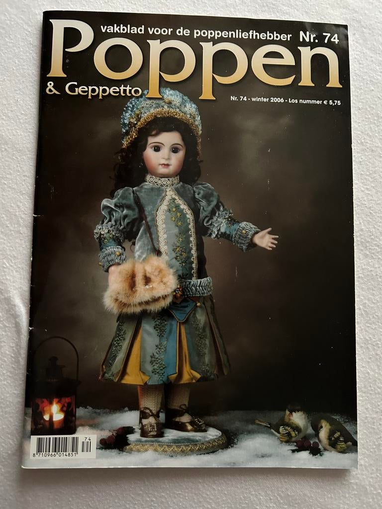 Poppen & Geppetto Nr. 74 - Poppenblad, Verzamelen, Poppen, Ophalen of Verzenden, Zo goed als nieuw, Pop