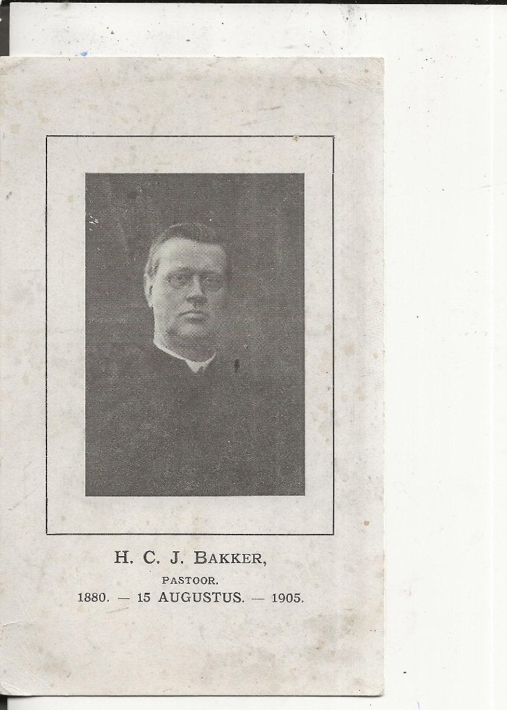 Pastoor HCJ Bakker 25 jaar Pastoor 15 aug 1880-1905, Ophalen of Verzenden, Voor 1920, Ongelopen