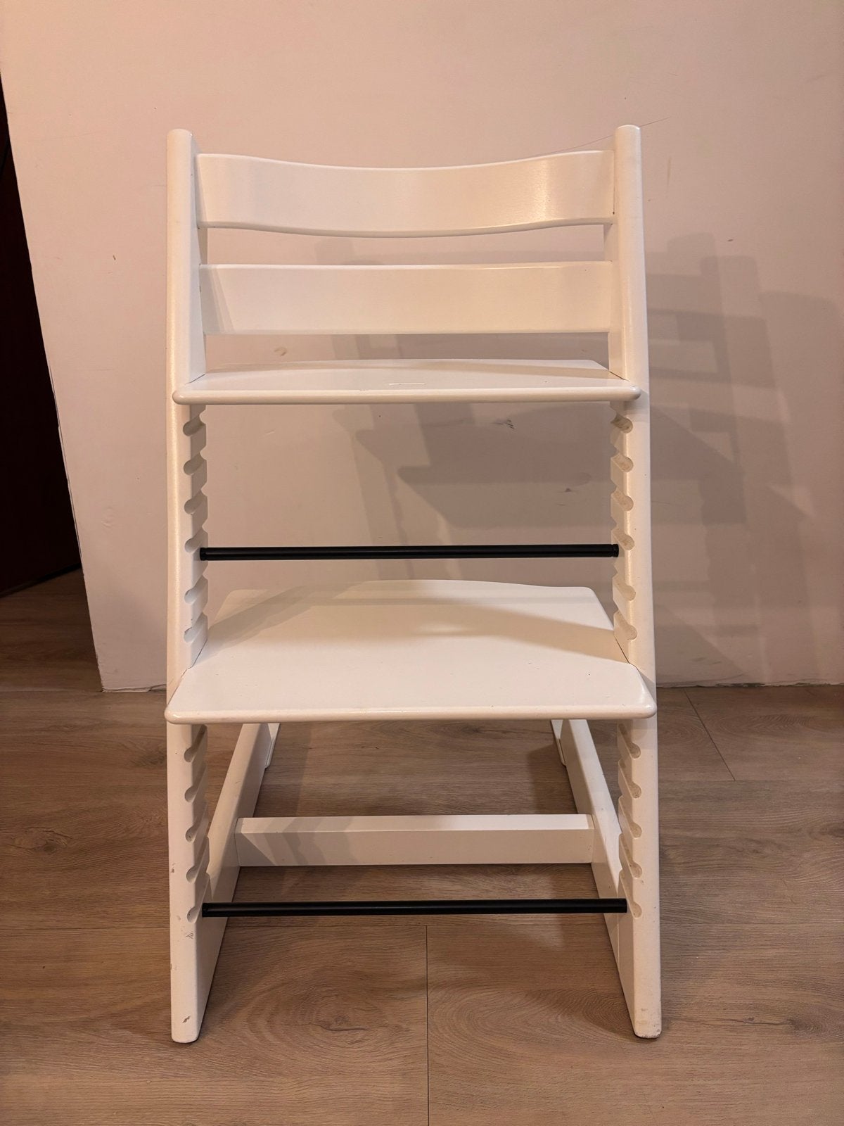 Stokke Tripp Trapp met kinderstoel adapter, Ophalen, Gebruikt, Meegroeistoel, Aanschuifbaar