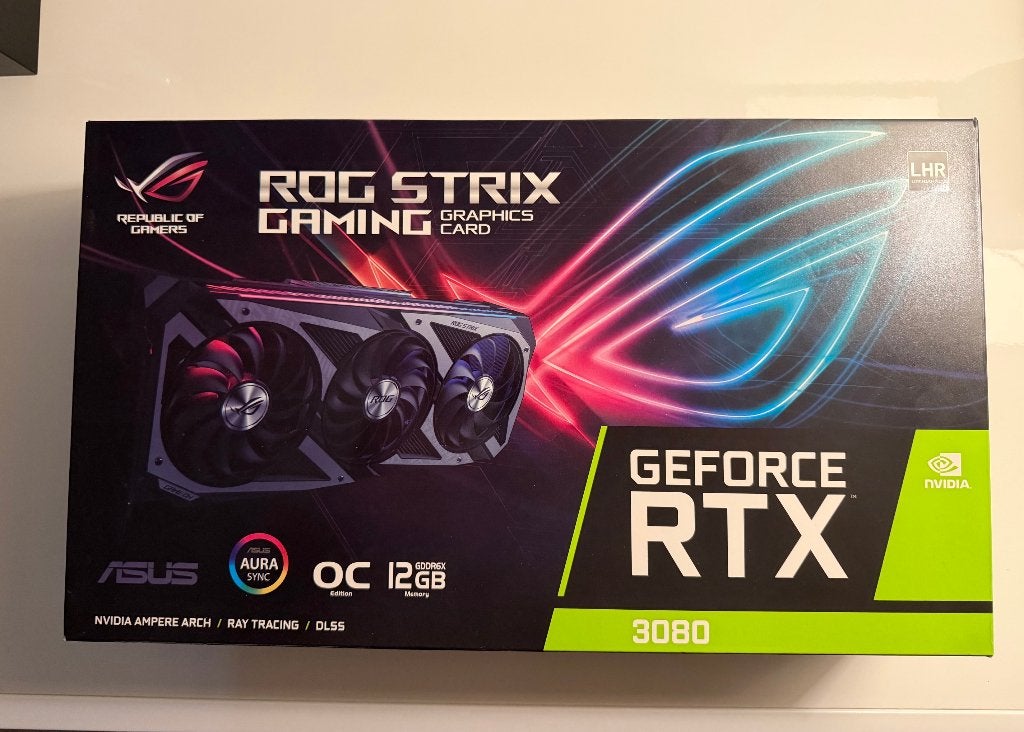 Asus RTX 3080 ROG STRIX 12Gb oc LHR, Computers en Software, Ophalen, Gebruikt, GDDR6, PCI-Express 4