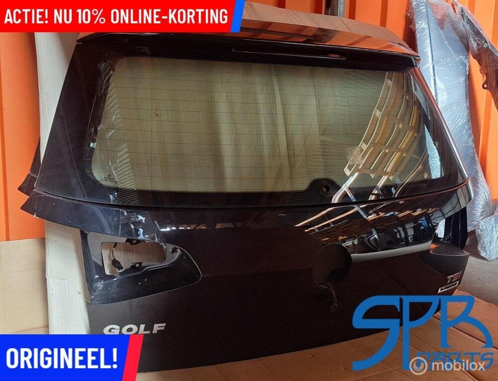 GOLF 7 7.5 FACELIFT Achterklep LC9X ZWART KLEP KOFFERBAK, Achterklep, Volkswagen, Nieuw, Ophalen of Verzenden