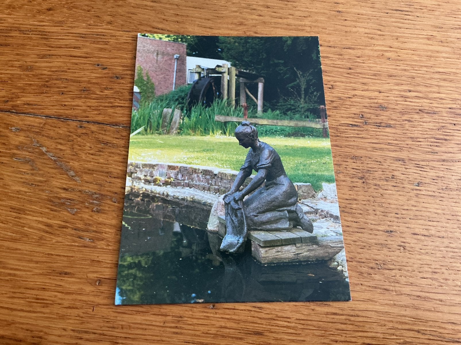 V126 Beek bij Nijmegen watermolen Wasvrouwtje, Ophalen of Verzenden, Voor 1920, Gelderland