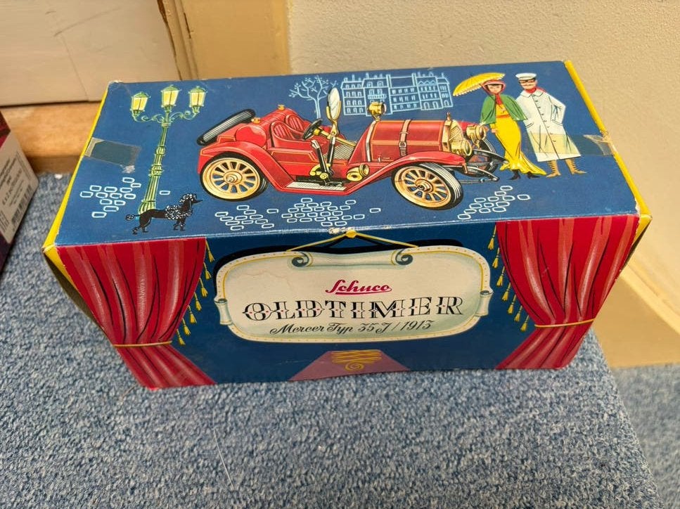 Schuco 1225 oldtimer Mercer typ 35J 1913, Ophalen of Verzenden, Gebruikt
