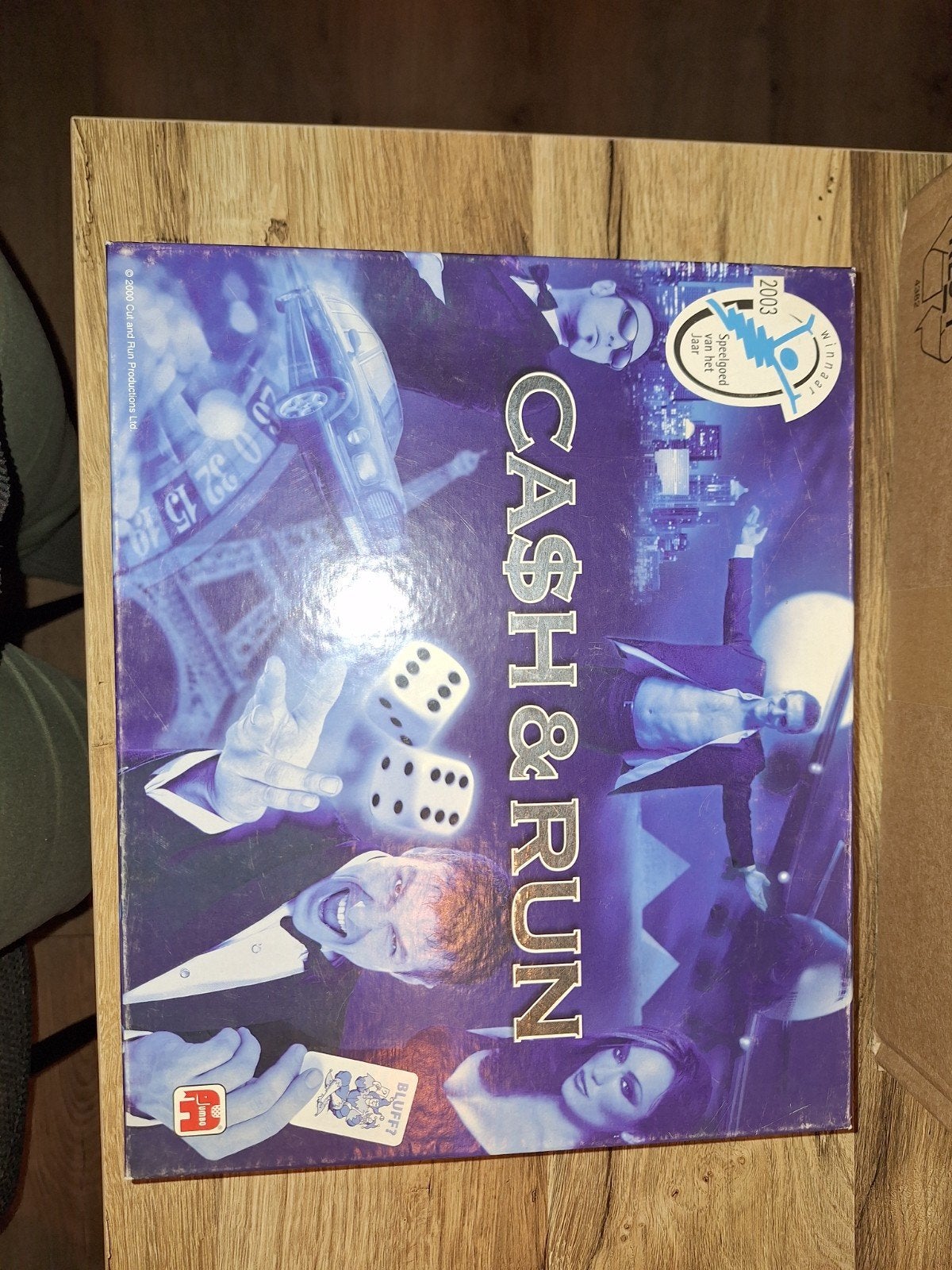 Cash & Run Bordspel - Speelgoed van het Jaar 2003, Drie of vier spelers, Ophalen of Verzenden, Gebruikt, Jumbo