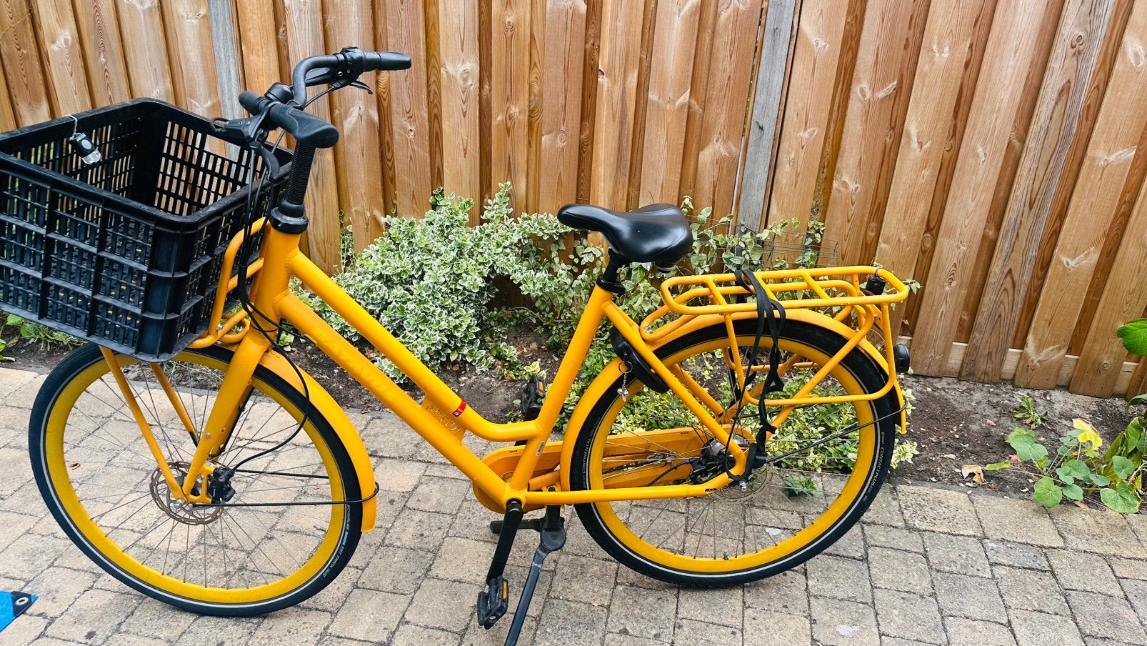 Gele batavus damesfiets, Fietsen en Brommers, Fietsen | Dames | Moederfietsen, Ophalen, 53 tot 56 cm, Batavus, Zo goed als nieuw