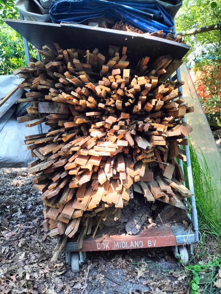 Gratis aanmaakhout, Tuin en Terras, Haardhout, Minder dan 3 m³, Ophalen of Verzenden