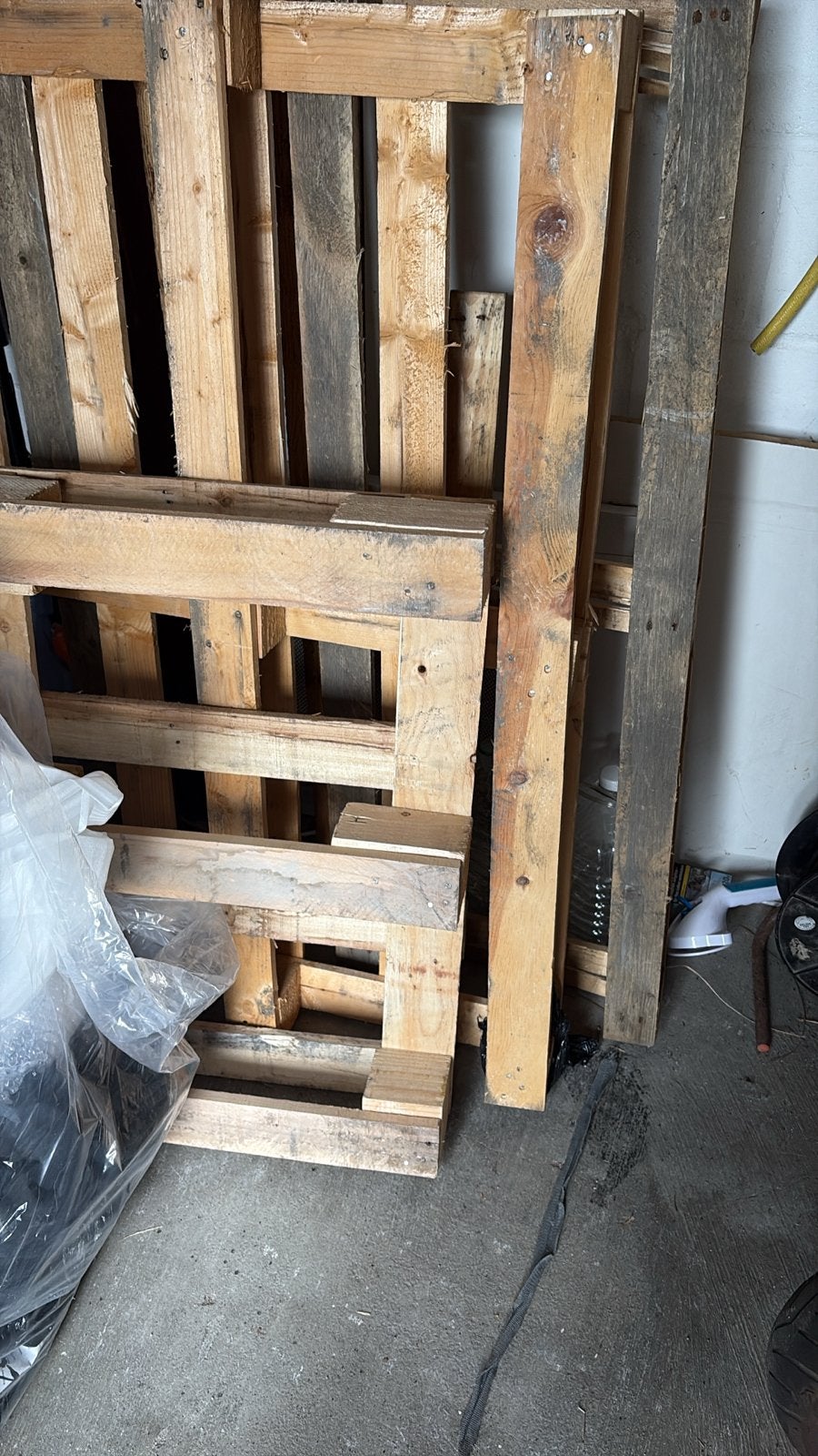 Diverse houten pallets voor diverse projecten, Doe-het-zelf en Verbouw, Ophalen, Gebruikt, 25 tot 50 mm, Pallet