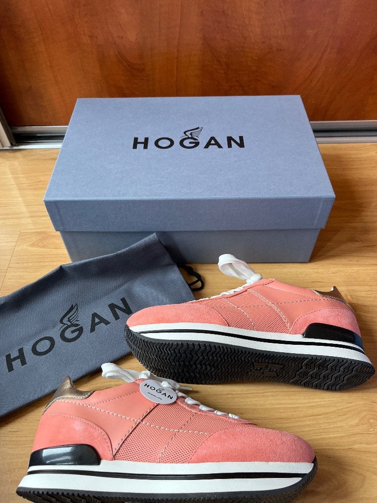 Hogan nieuwe gymschoenen 37 koraal met gratis verzending, Overige kleuren, Verzenden, Nieuw, Sneakers of Gympen