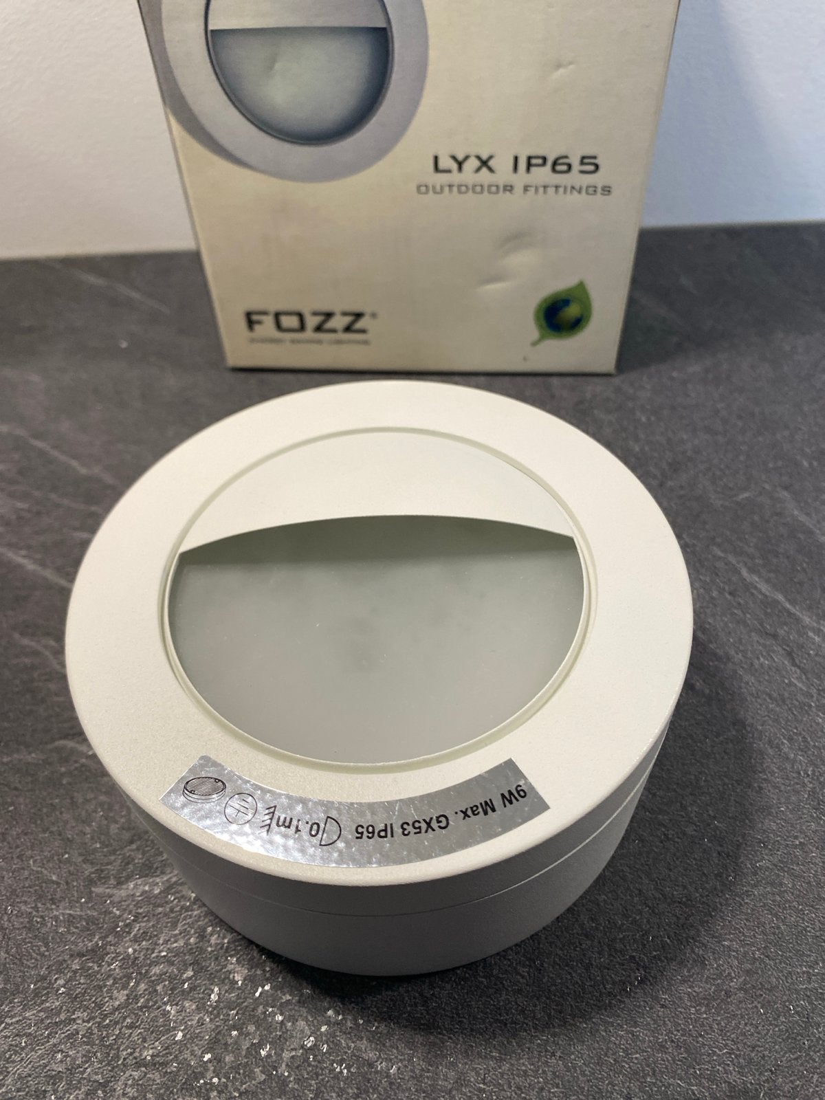 Fozz Lyx IP65 Buitenlamp - Wit, GX53 Fitting, Metaal, Wit, Megaman, Nieuw