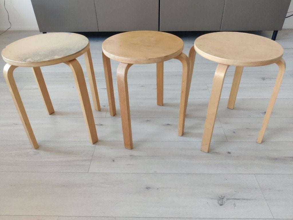 IKEA frosta krukjes, Ophalen of Verzenden, Gebruikt, Hout