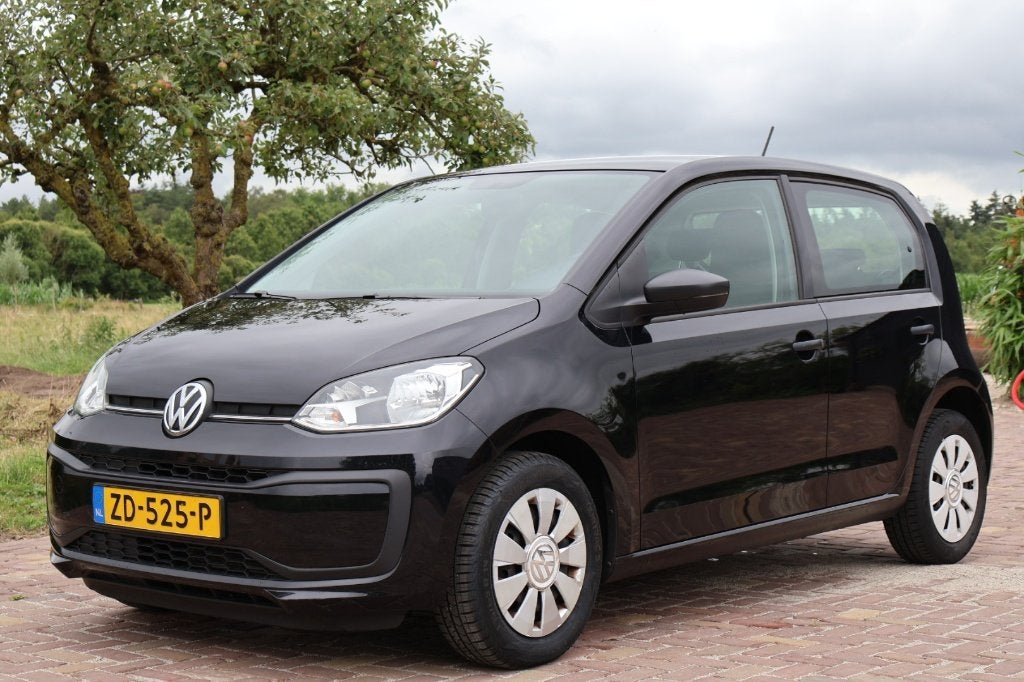 Volkswagen up! 1.0 60PK 5D BMT 2019 Zwart, Voorwielaandrijving, Stof, 4 stoelen, Zwart