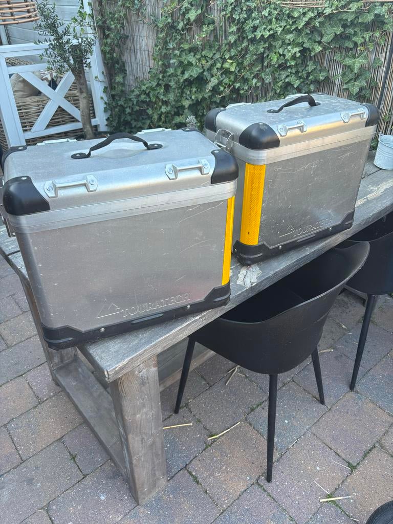 Touratech Zega Pro aluminium koffers, Motoren, Ophalen of Verzenden, Gebruikt