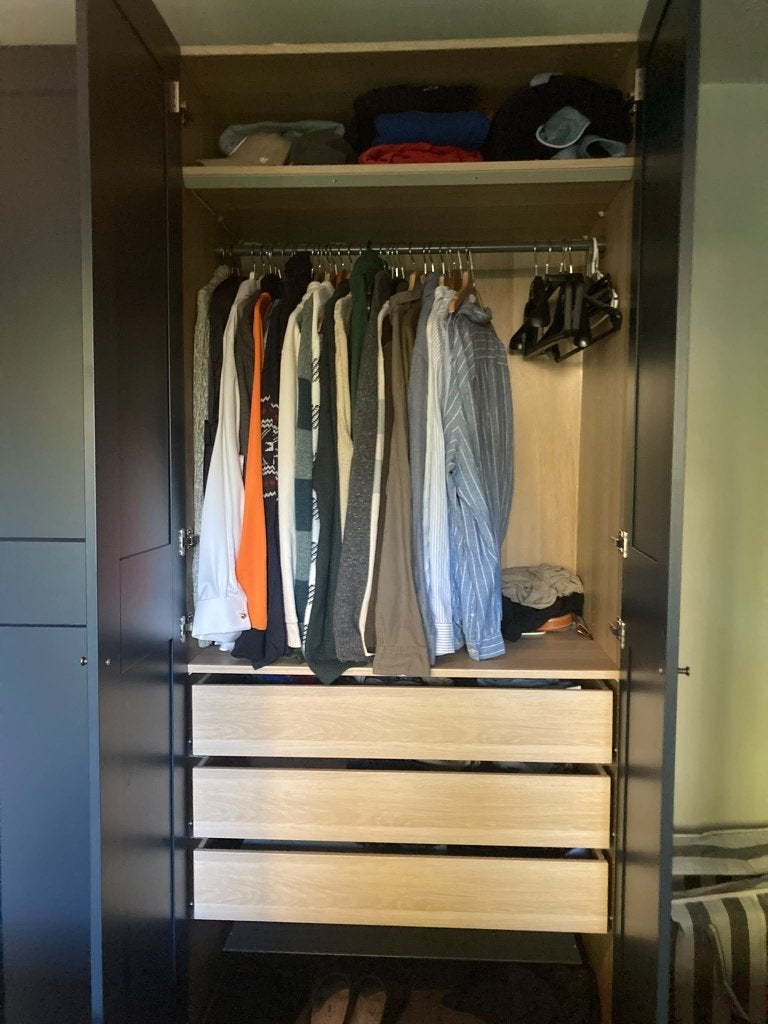 IKEA PAX met lades, schoenenopslag en verlichting, Ophalen, Gebruikt, 200 cm of meer, 50 tot 100 cm