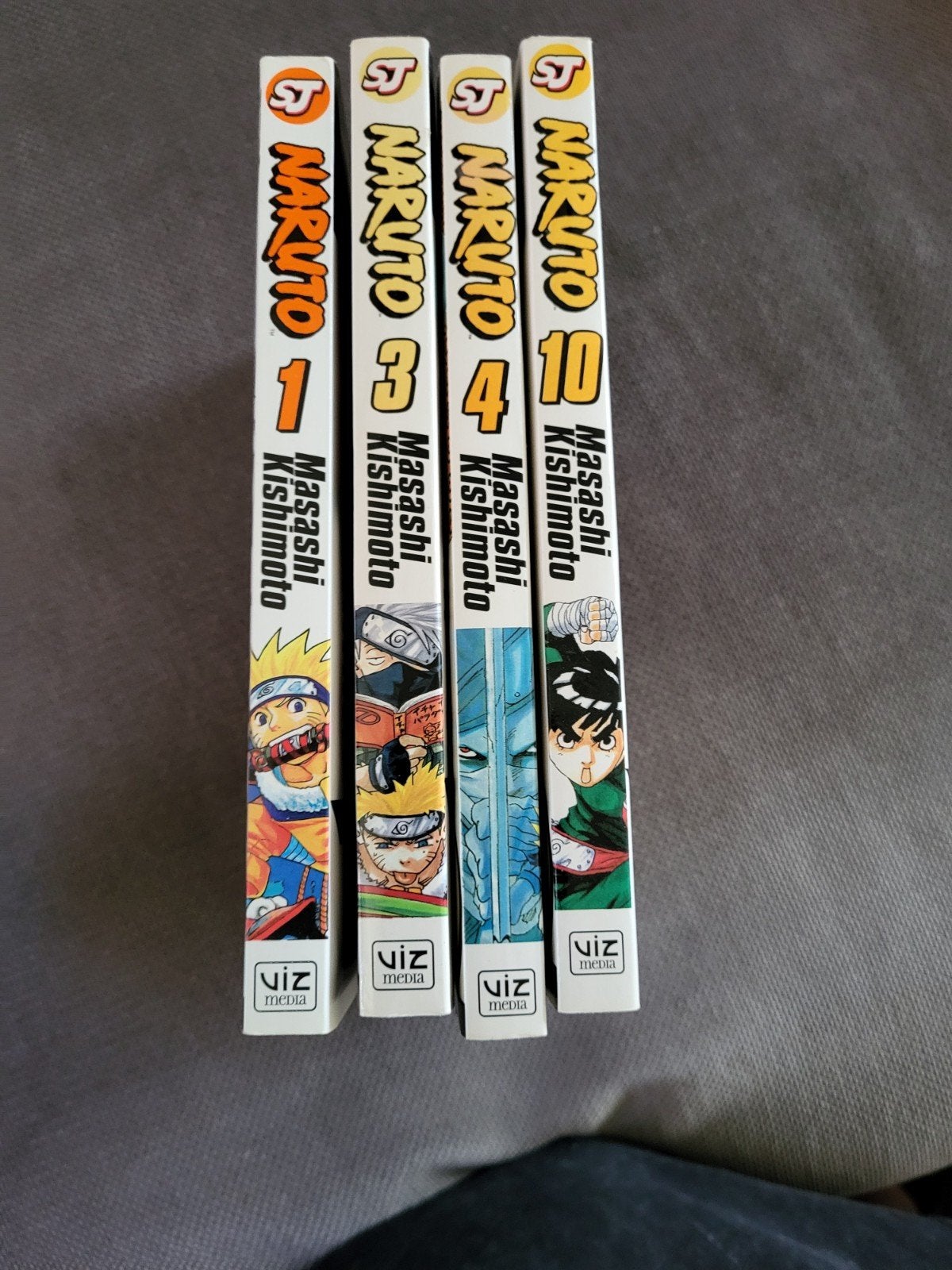 Naruto manga (engels) deel 1, 3, 4, 10, Boeken, Meerdere comics, Ophalen of Verzenden, Gelezen, Japan (Manga)