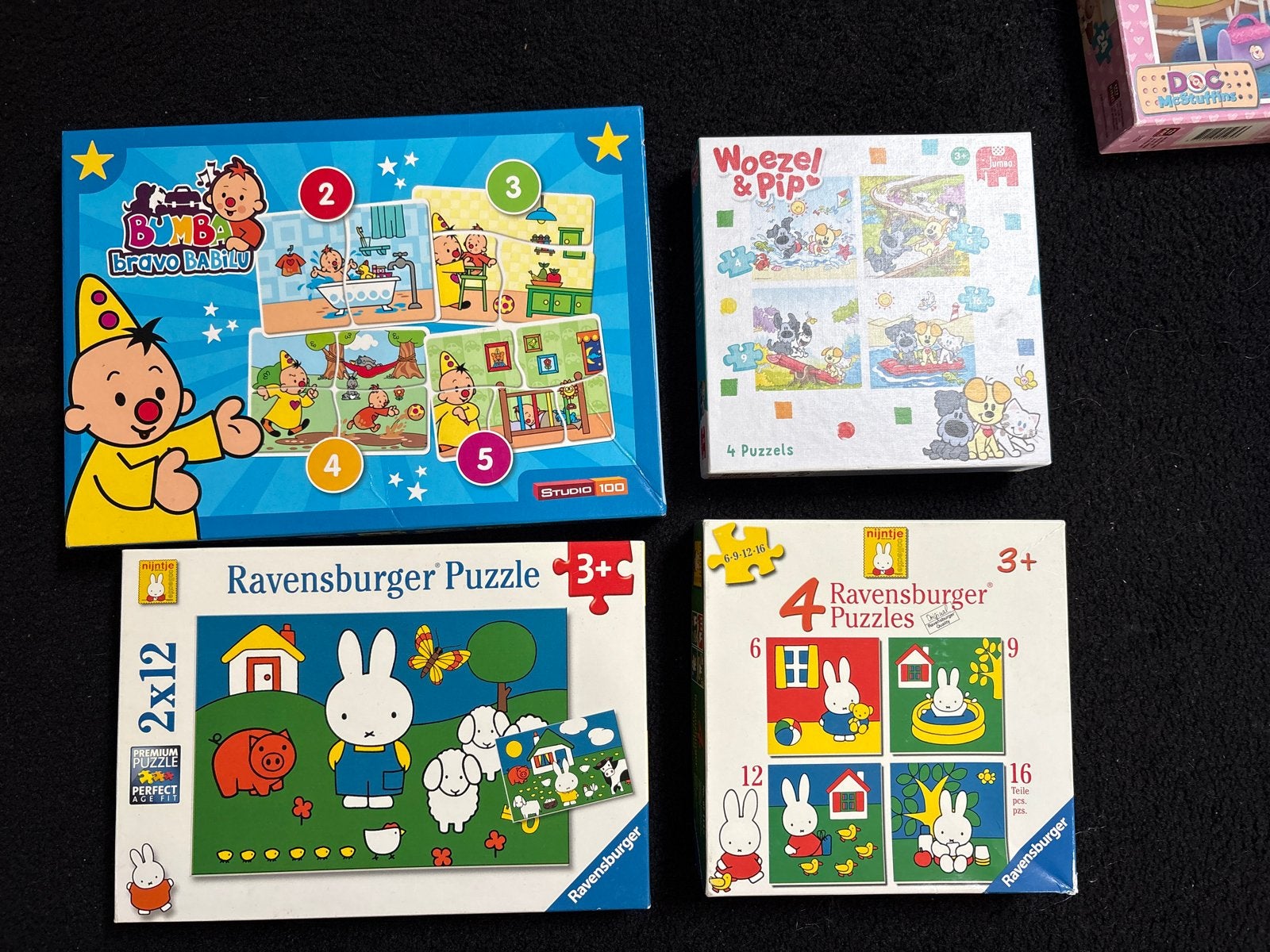 Diverse kinderpuzzels: Nijntje, Woezel & Pip, Bumba, Ophalen of Verzenden, Gebruikt, 2 tot 4 jaar