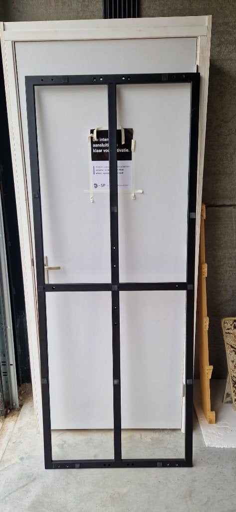 Stalen maatwerkframe (voor eettafel), Huis en Inrichting, Tafelonderdelen, Ophalen, 200 cm of meer, 50 tot 100 cm, Zo goed als nieuw