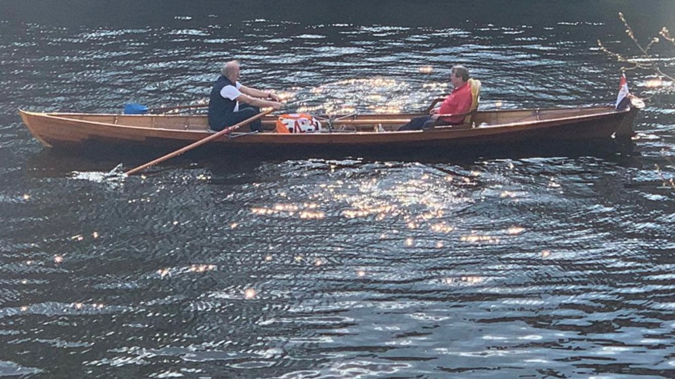 Prachtige houten Wherry roeiboot - Klassiek en compleet
