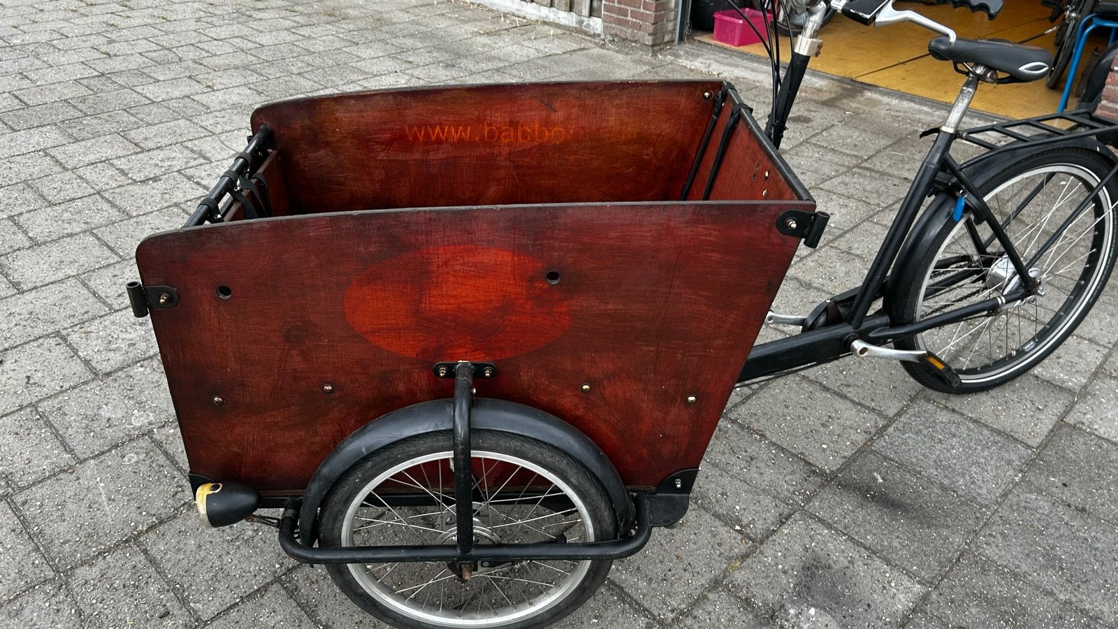 Babboe bakfiets met Nexus 7-speed, Ophalen, Gebruikt, 2 kinderen, Overige merken