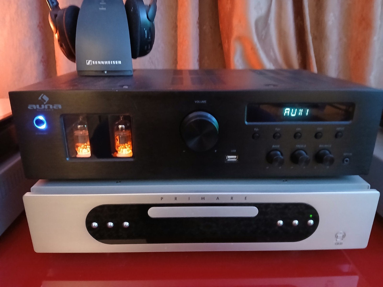 auna buizenversterker 43x27x11, Ophalen of Verzenden, Nieuw, Minder dan 60 watt, Overige merken