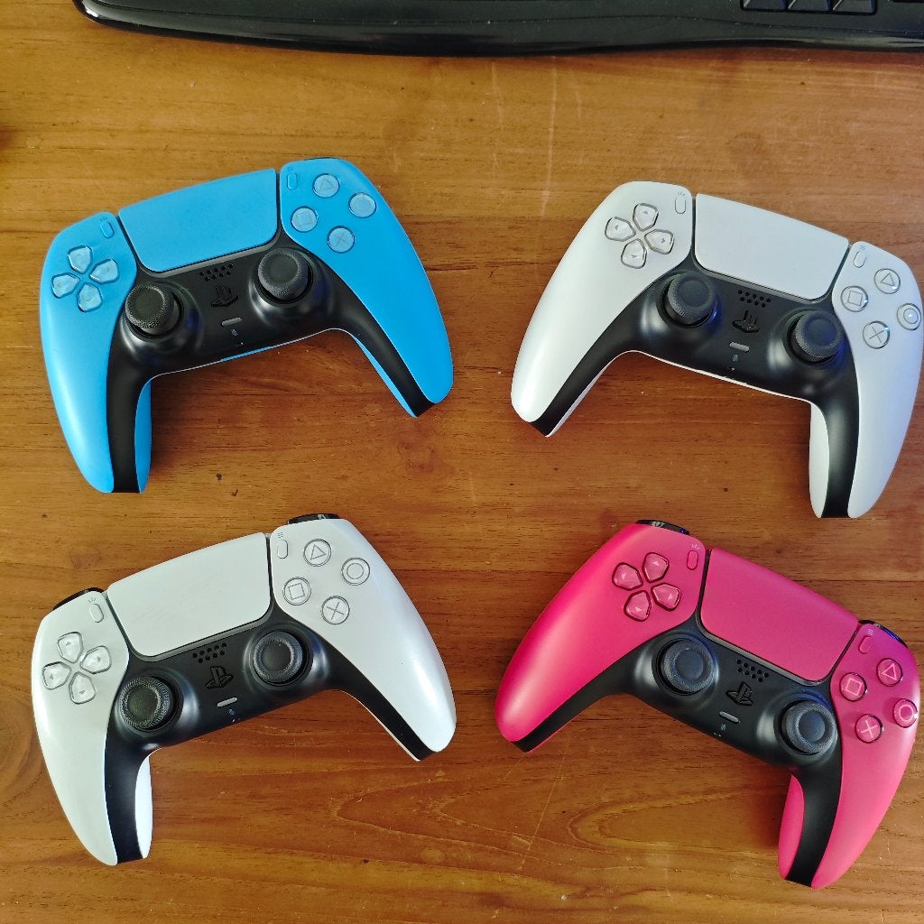PS5 DualSense Controllers – Wit, Blauw & Rood, Ophalen, PlayStation 5, Refurbished, Controller