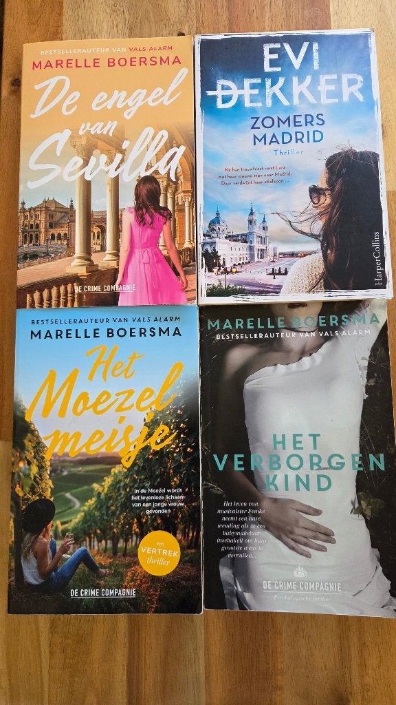 4 x trillers Crime Compagnie, Marelle Boersma & Evi Dekkers, Diverse auteurs, Ophalen of Verzenden, Zo goed als nieuw, Nederland