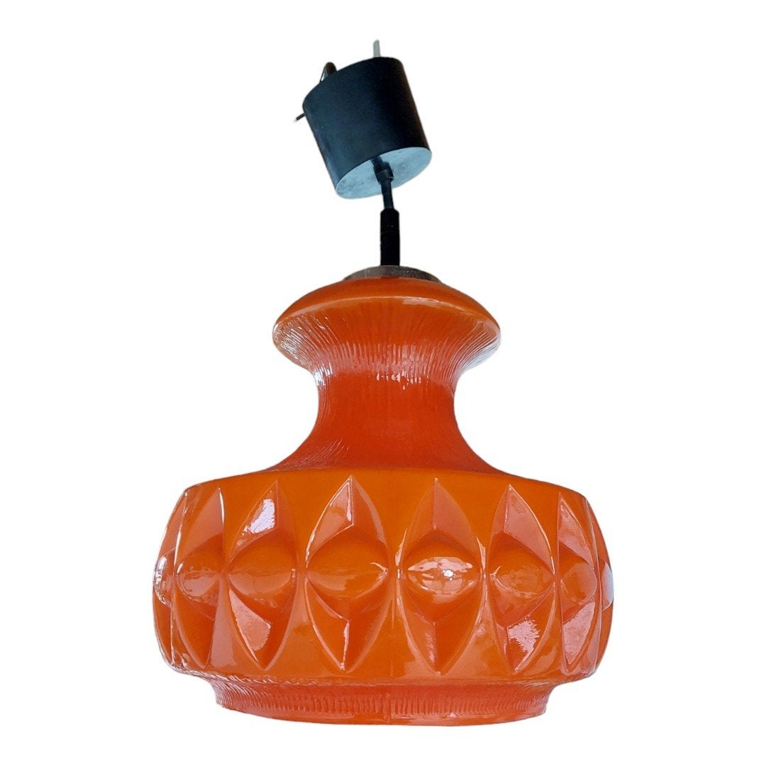 Vintage Peill & Putzler hanglamp, Ophalen, Gebruikt, Peill & Putzler, E27 (groot)