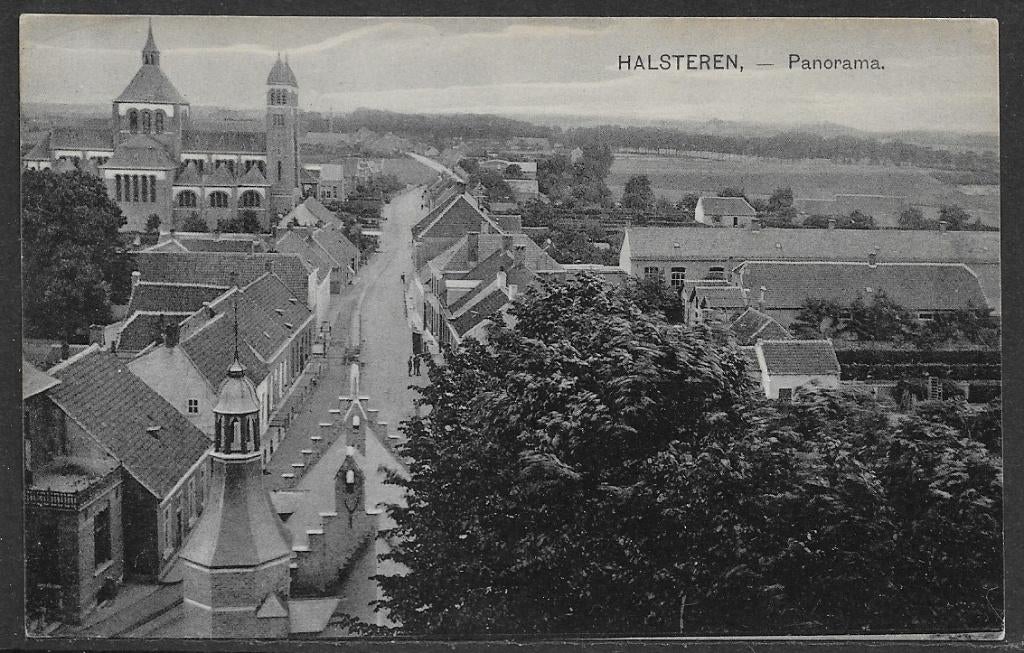 227 Halsteren,- Panorama, Ophalen of Verzenden, Voor 1920, Ongelopen, Noord-Brabant