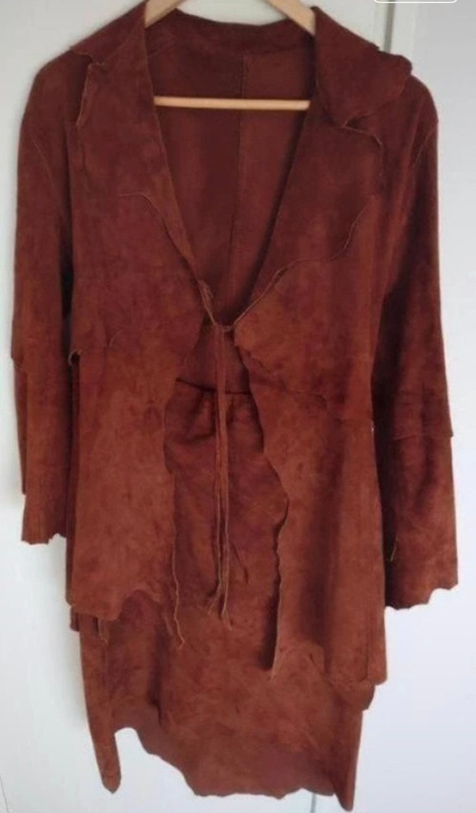 Leer vest, Ophalen of Verzenden, Zo goed als nieuw, Maat 38/40 (M), Bruin