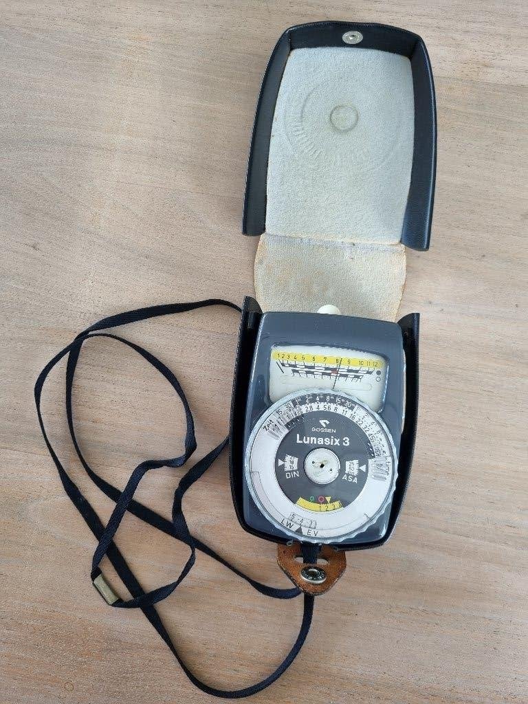 Vintage analoge Gossen Lunasix 3 lichtmeter, Audio, Tv en Foto, Fotografie | Professionele apparatuur, Overige merken, Lichtmeter