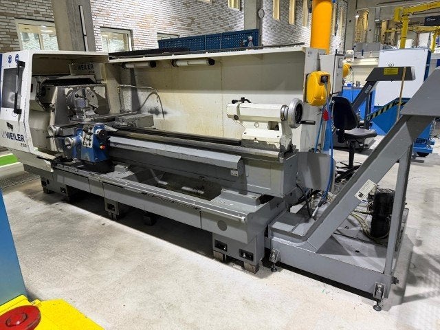 draaibank Weiler E50x2000 - 2005 - Siemens 810D (D3), Ophalen, Gebruikt, Metaaldraaibank
