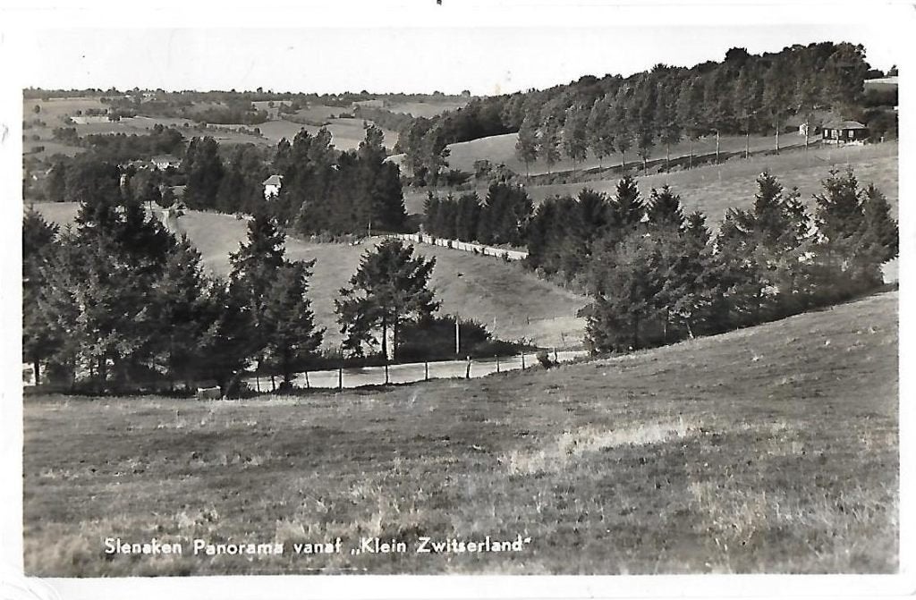 Slenaken oude gelopen ansichtkaart ( a1694 ) uit 1954, Ophalen of Verzenden, 1940 tot 1960, Gelopen