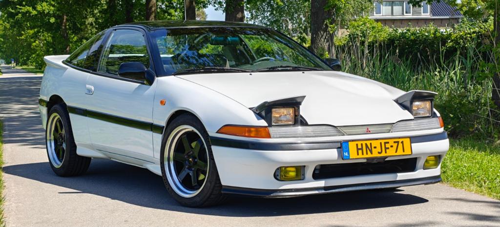 Mitsubishi Eclipse 2.0 GSI 16V U9 1994 Wit, Auto's, Mitsubishi, Particulier, Eclipse, ABS, Airconditioning, Cruise Control, Elektrische ramen