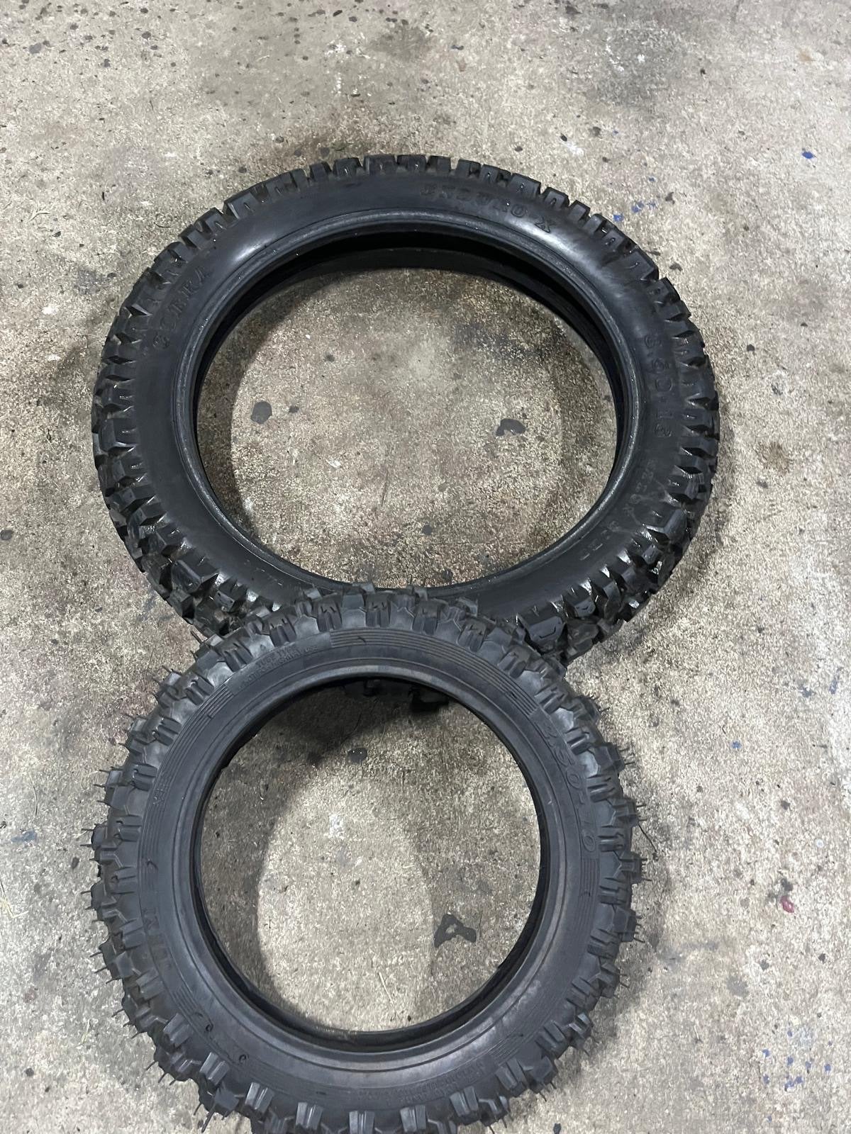 Nieuwe motorcrossbanden - 16 en 10 inch, Ophalen of Verzenden, Nieuw