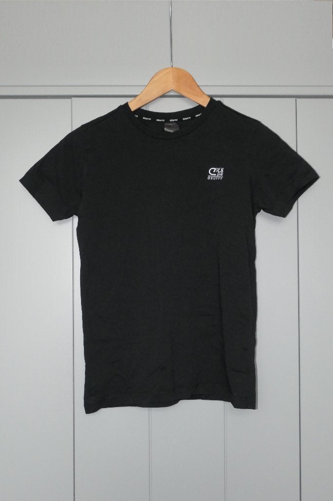 T-shirt zwart wit | 164 | Cruyff, Kinderen en Baby's, Ophalen of Verzenden, Zo goed als nieuw, Shirt of Longsleeve, Jongen