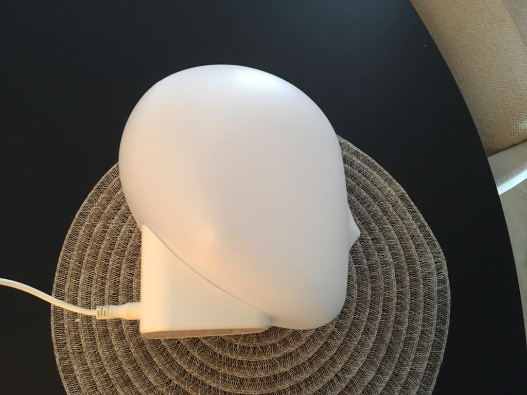 Ikea Gezicht Lamp - Sfeervolle LED Tafellamp, Ophalen of Verzenden, Zo goed als nieuw, Kunststof