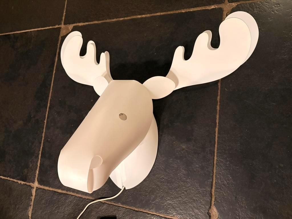 Toffe lamp Zzzoolight throfy muurlamp eland / Moose, Ophalen of Verzenden, Gebruikt, Kunststof