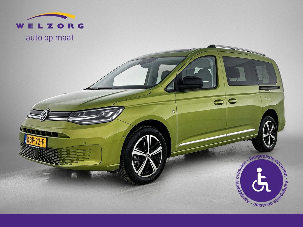 Volkswagen Caddy Maxi 1.5 tsi Style Direct leverbaar! Rolsto, Auto's, Automaat, 12 maanden, Euro 6, 116 pk