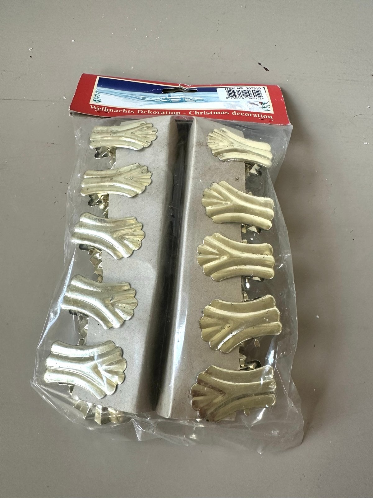 Vintage goudkleurige metalen kaarsen knijpers, Ophalen of Verzenden