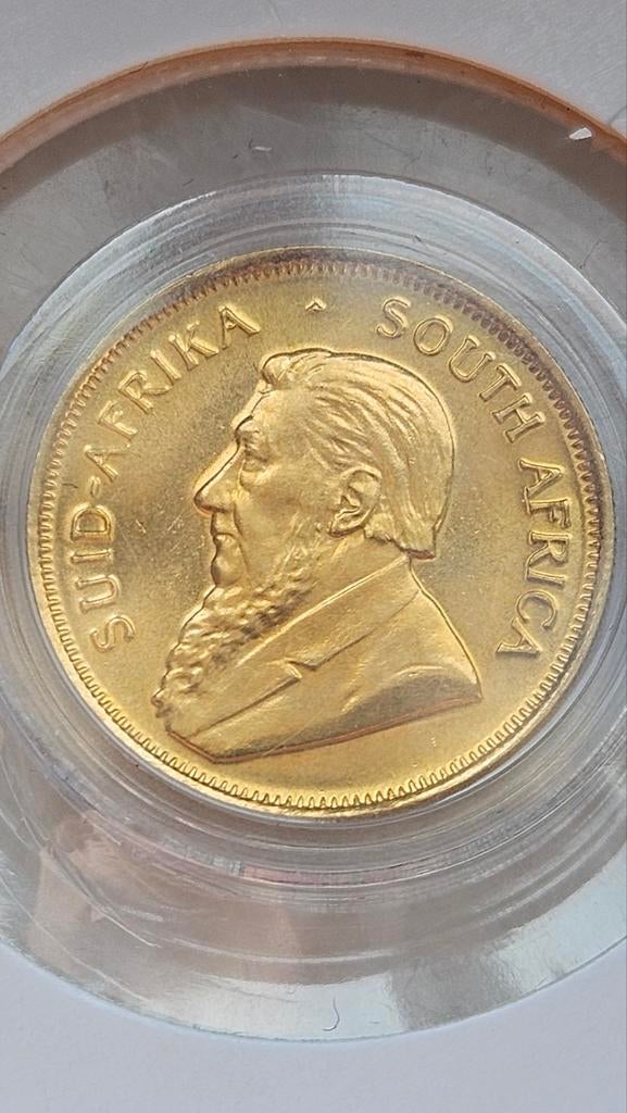 1/4 gouden krugerrand 1980, Ophalen of Verzenden, Goud