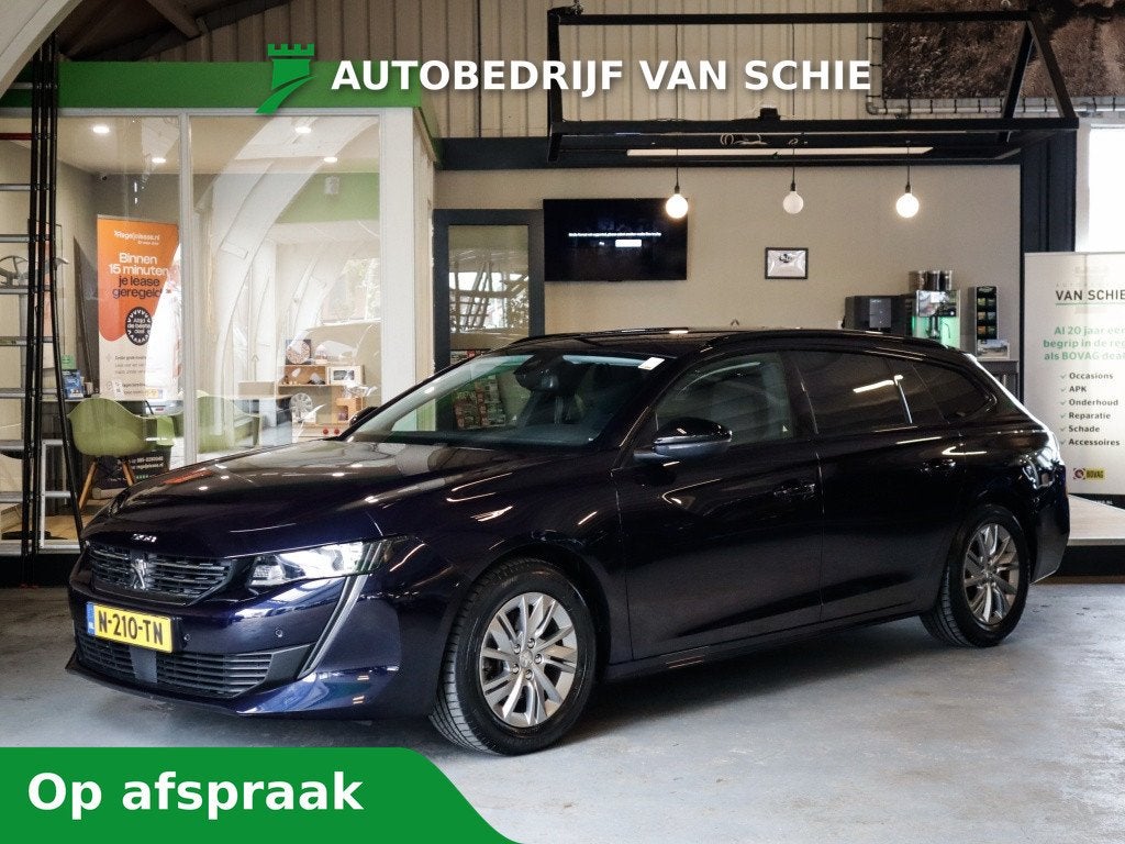 Peugeot 508 SW 1.2 PureTech Active Pack Business 1e-Eig. & D, Auto's, Stof, Gebruikt, 1199 cc, Blauw