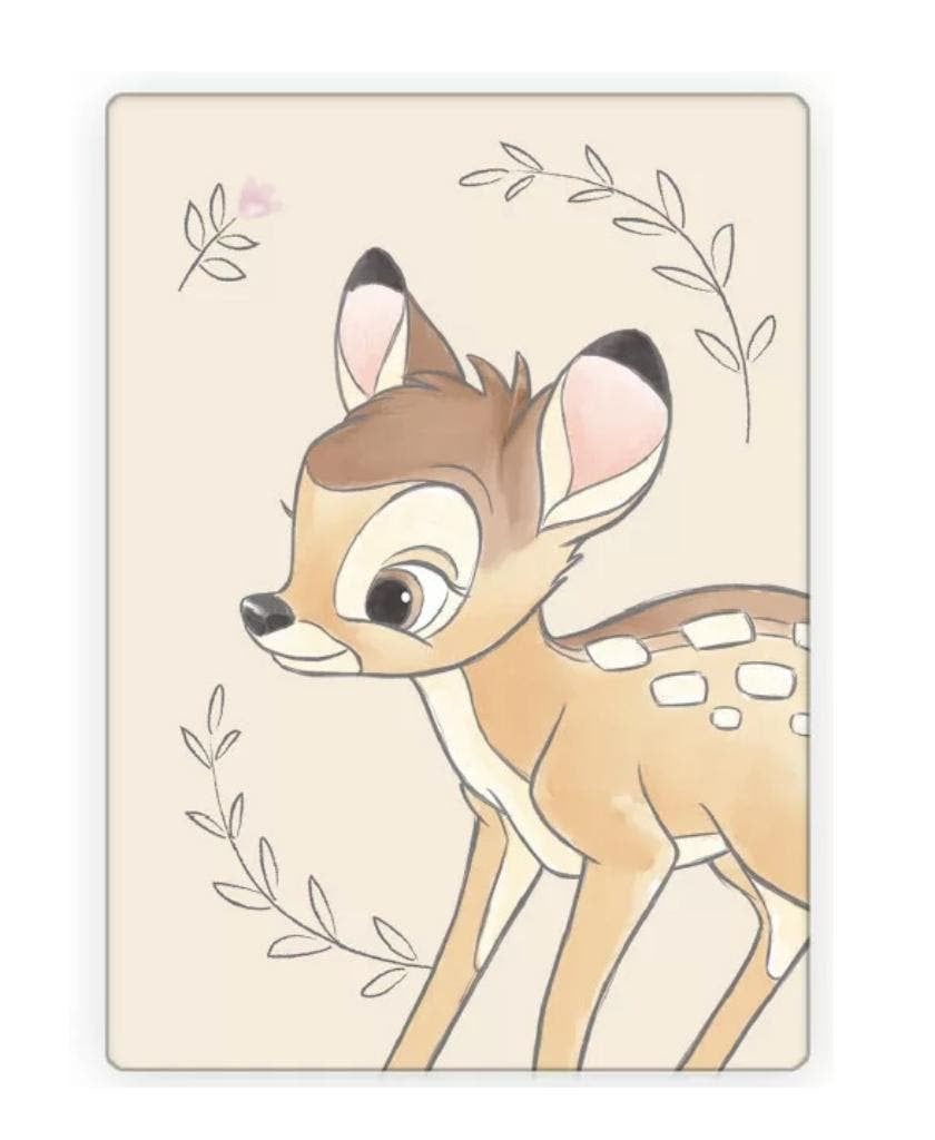 Bambi Fleece Deken - Disney Fleecedeken / Plaid, 100 cm of meer, Nieuw, Ophalen of Verzenden, Nvt